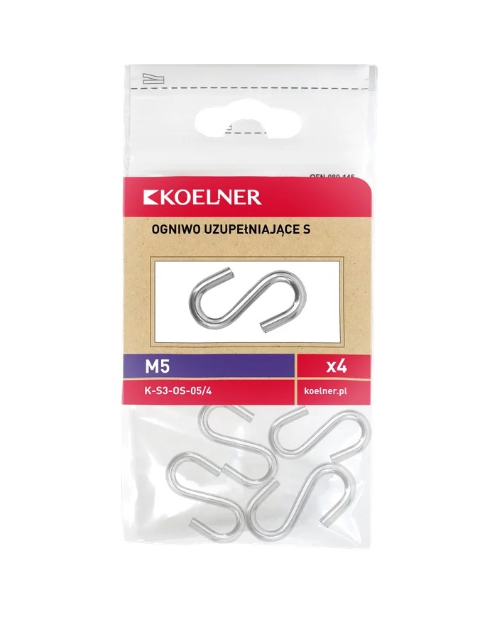 RAWLPLUG Ogniwo Uzupełniające S 5mm Blister 4szt - Sprawdź! RAWLPLUG Ogniwo Uzupełniające S 5mm Blister 4szt - Sprawdź!