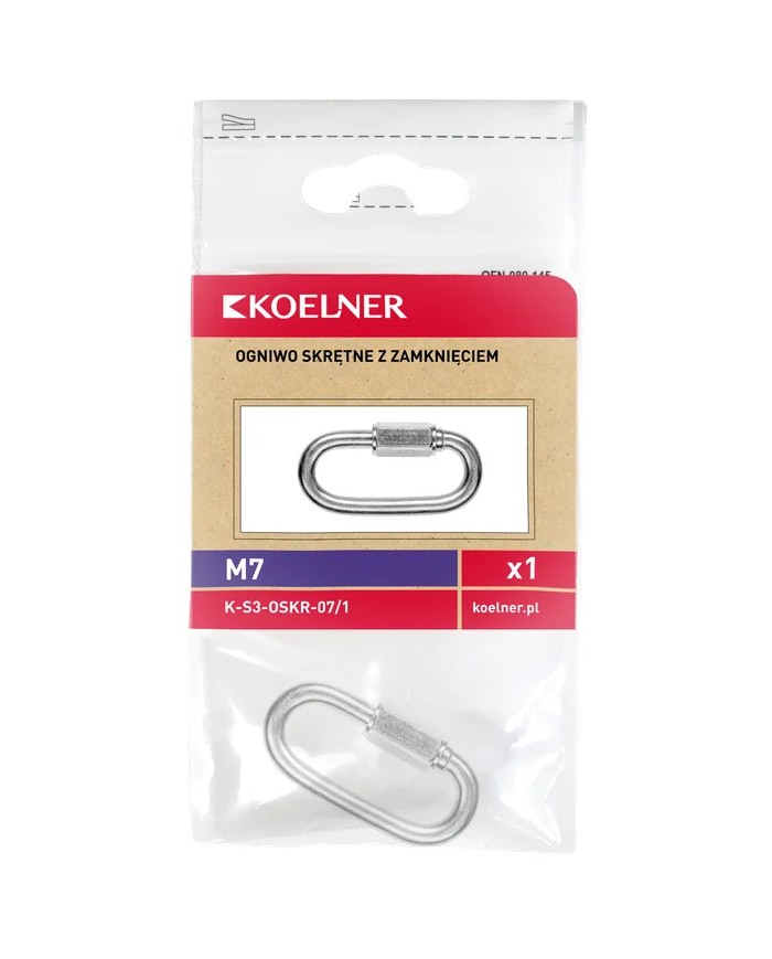 RAWLPLUG Ogniwo skrętne 7mm - Blister 1szt | Wysoka jakość RAWLPLUG Ogniwo skrętne 7mm - Blister 1szt | Wysoka jakość