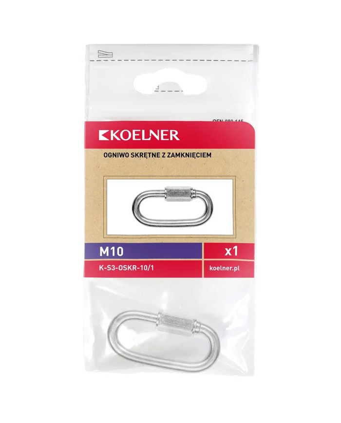 RAWLPLUG Ogniwo skrętne 10mm - Blister 1szt | Wysoka jakość RAWLPLUG Ogniwo skrętne 10mm - Blister 1szt | Wysoka jakość