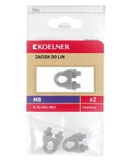 RAWLPLUG Zacisk do lin M8 - Blister 2 sztuki | Wysoka jakość RAWLPLUG Zacisk do lin M8 - Blister 2 sztuki | Wysoka jakość