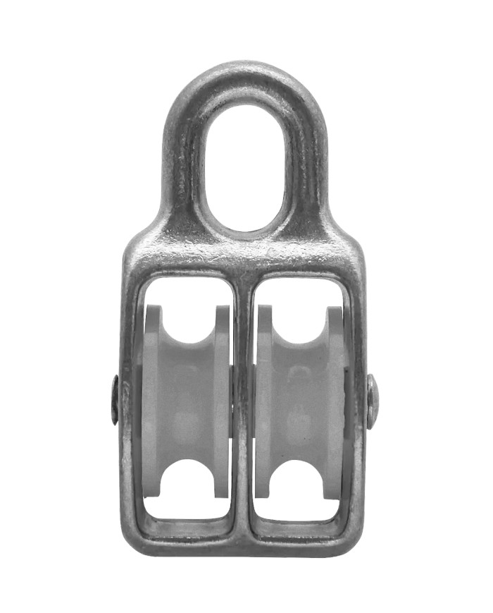 Bloczek z kółkiem poliamidowym 208 - podwójny blister 1 szt. Bloczek z kółkiem poliamidowym 208 - podwójny blister 1 szt.