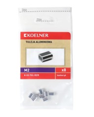 Tuleja aluminiowa 2mm do linek - 8 sztuk | Wysoka jakość! Tuleja aluminiowa 2mm do linek - 8 sztuk | Wysoka jakość!