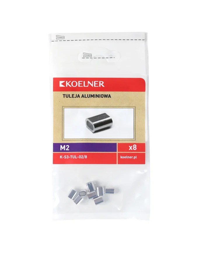 Tuleja aluminiowa 3mm do linek - 6 sztuk | Wysoka jakość Tuleja aluminiowa 3mm do linek - 6 sztuk | Wysoka jakość
