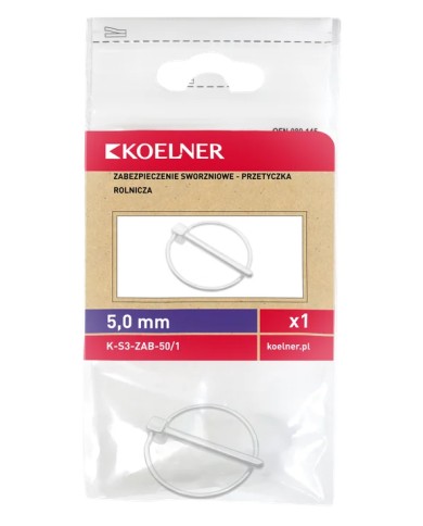 RAWLPLUG Zabezpieczenie sworzniowe 5mm - 1 sztuka w ofercie! RAWLPLUG Zabezpieczenie sworzniowe 5mm - 1 sztuka w ofercie!
