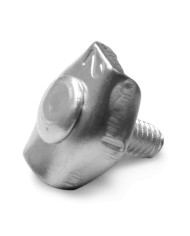 Zacisk linowy siodełkowy 4mm - 2 sztuki, pojedynczy zestaw Zacisk linowy siodełkowy 4mm - 2 sztuki, pojedynczy zestaw