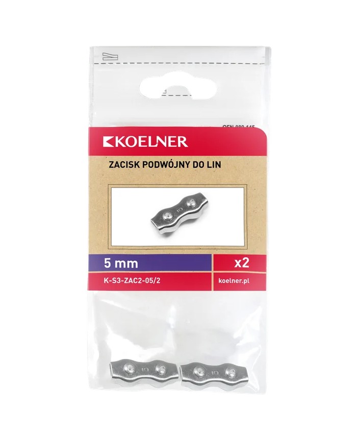 Zacisk linowy siodełkowy 5mm 2szt - podwójny, wysoka jakość! Zacisk linowy siodełkowy 5mm 2szt - podwójny, wysoka jakość!