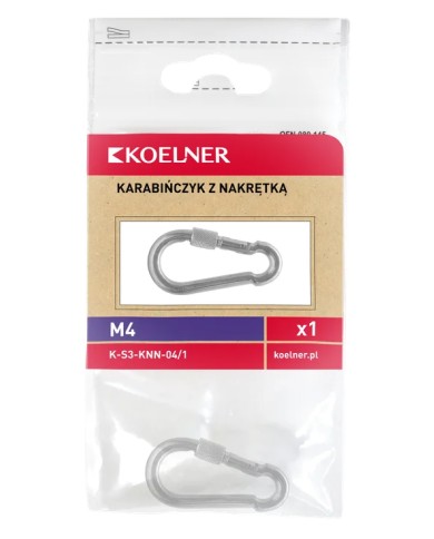 RAWLPLUG Karabinczyk z nakrętką 4x40 - Wytrzymałość i Jakość