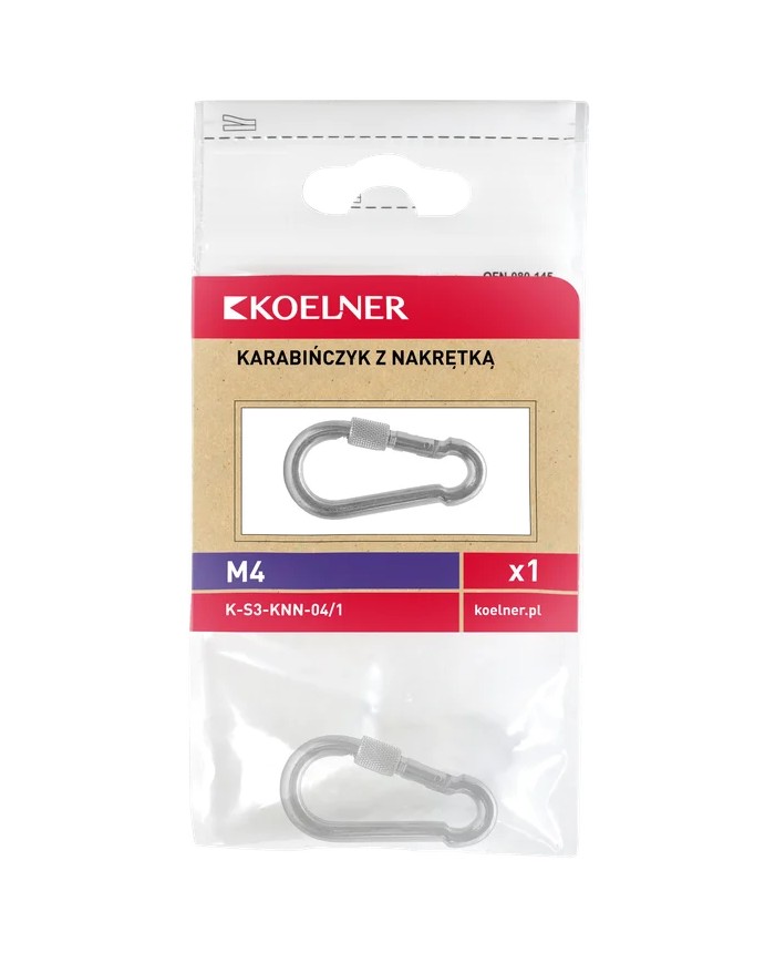 RAWLPLUG Karabinczyk z nakrętką 4x40 - Wytrzymałość i Jakość