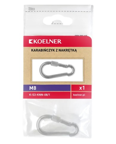 RAWLPLUG Karabinczyk z nakrętką 8x80 - Wytrzymałość i jakość RAWLPLUG Karabinczyk z nakrętką 8x80 - Wytrzymałość i jakość
