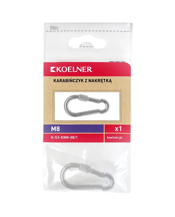 RAWLPLUG Karabinczyk z nakrętką 8x80 - Wytrzymałość i jakość