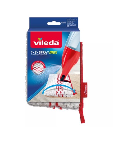 Wkład do mopa Vileda 1-2 Spray MAX - Efektywne czyszczenie Wkład do mopa Vileda 1-2 Spray MAX - Efektywne czyszczenie