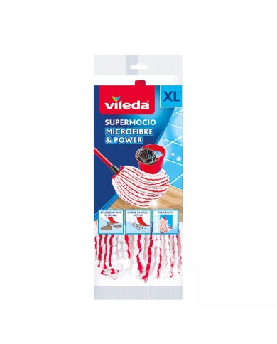 Wkład do mopa Vileda Microfibre & Power - Efektywne czyszczenie Wkład do mopa Vileda Microfibre & Power - Efektywne czyszczenie