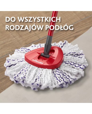 Wkład do mopa VILEDA TURBO 3w1 Microfibre - Efektywne czyszczenie Wkład do mopa VILEDA TURBO 3w1 Microfibre - Efektywne czyszczenie