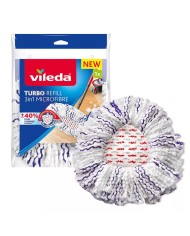 Wkład do mopa VILEDA TURBO 3w1 Microfibre - Efektywne czyszczenie Wkład do mopa VILEDA TURBO 3w1 Microfibre - Efektywne czyszczenie