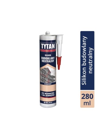 TP Silikon Budowlany Neutralny 280ml Bezbarwny - Wysoka Jakość TP Silikon Budowlany Neutralny 280ml Bezbarwny - Wysoka Jakość