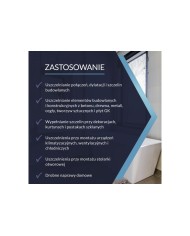 TP Silikon Budowlany Neutralny 280ml Biały - Wysoka Jakość TP Silikon Budowlany Neutralny 280ml Biały - Wysoka Jakość