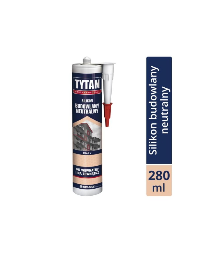 TP Silikon Budowlany Neutralny 280ml Biały - Wysoka Jakość TP Silikon Budowlany Neutralny 280ml Biały - Wysoka Jakość