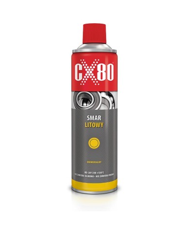 Smar litowy CX-80 500ml spray - Wysoka jakość i wydajność Smar litowy CX-80 500ml spray - Wysoka jakość i wydajność