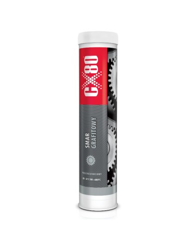 Smar grafitowy Kartusz 400g CX-80 - Wysoka jakość i wydajność Smar grafitowy Kartusz 400g CX-80 - Wysoka jakość i wydajność