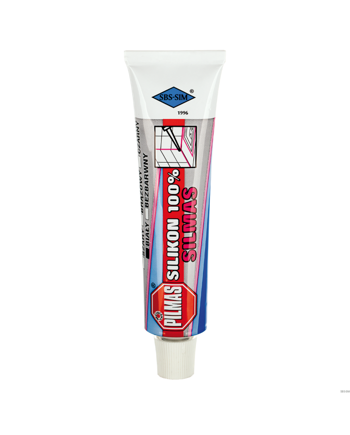 PILMAS silikon 100% 80ml biały - Wysoka jakość i trwałość PILMAS silikon 100% 80ml biały - Wysoka jakość i trwałość