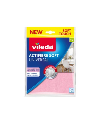 Ściereczka Vileda ACTIFIBRE SOFT 1 szt. - Skuteczne czyszczenie Ściereczka Vileda ACTIFIBRE SOFT 1 szt. - Skuteczne czyszczenie