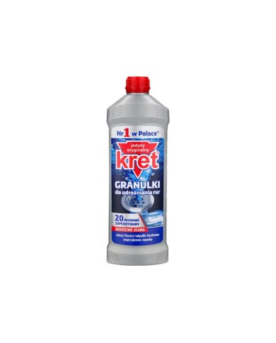KRET 800g - Granulki do udrożniania rur | Skuteczne rozwiązanie KRET 800g - Granulki do udrożniania rur | Skuteczne rozwiązanie