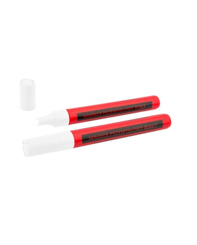 Marker przemysłowy biały okrągły końcówka 2-4mm - Wysoka jakość Marker przemysłowy biały okrągły końcówka 2-4mm - Wysoka jakość