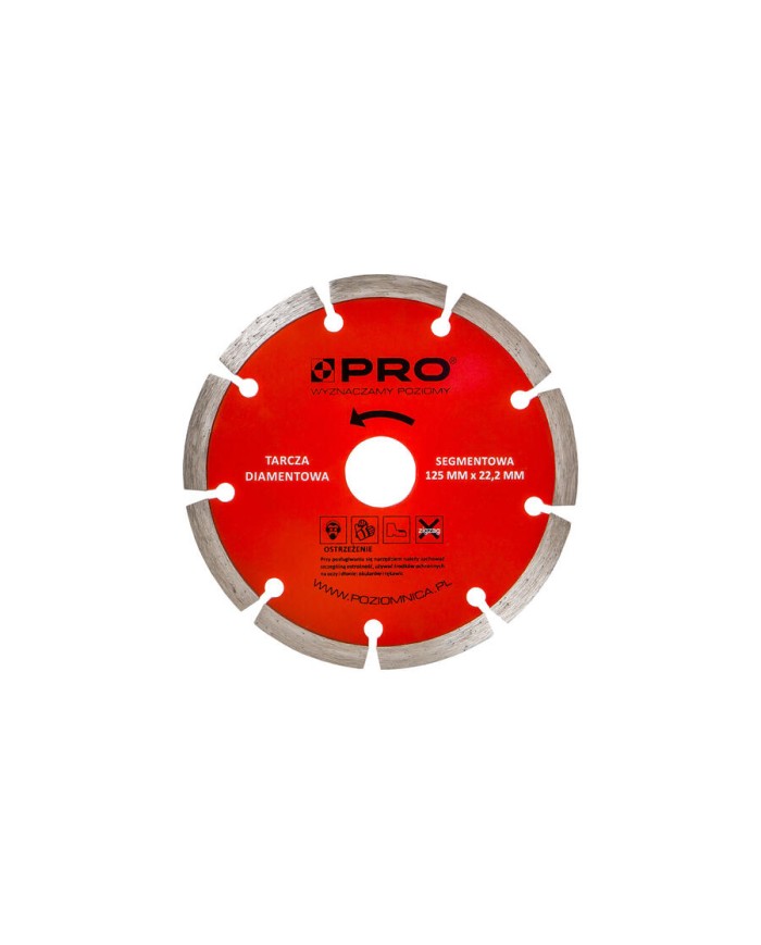 Tarcza diamentowa segmentowa 125mm PRO - Wysoka jakość i wydajność