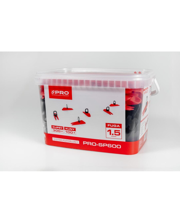 System poziomujący 1,5mm mix - Precyzyjne wyrównanie podłóg