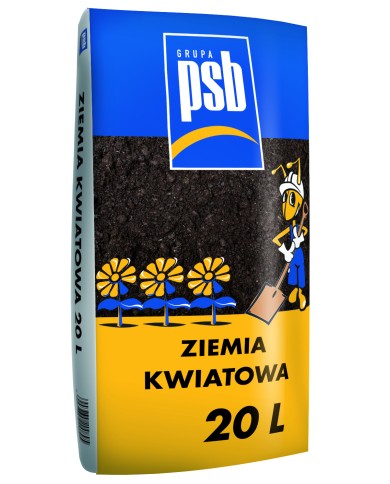 Ziemia kwiatowa 20l PSB - Idealna do Twojego ogrodu Ziemia kwiatowa 20l PSB - Idealna do Twojego ogrodu