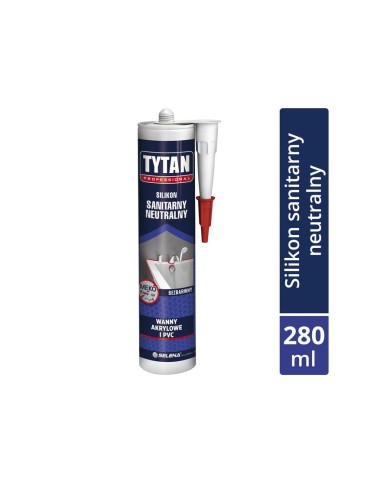 TP Silikon Neut. Sanit. do Wanien PVC 280ml - Skuteczna Ochrona TP Silikon Neut. Sanit. do Wanien PVC 280ml - Skuteczna Ochrona