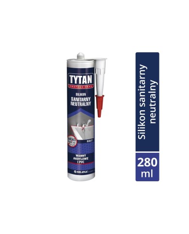 TP Silikon Neut. Sanit. do Wanien PVC 280ml - Skuteczna Ochrona TP Silikon Neut. Sanit. do Wanien PVC 280ml - Skuteczna Ochrona