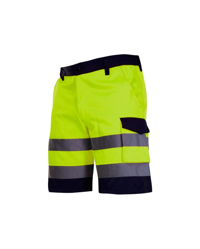 Spodenki Krótkie Ostrzegawcze Żółte - Bezpieczeństwo i Styl Spodenki Krótkie Ostrzegawcze Żółte - Bezpieczeństwo i Styl