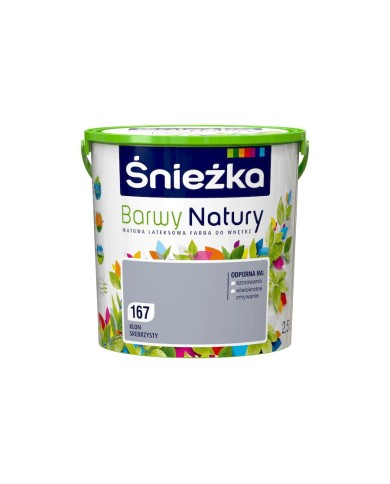 ŚNIEŻKA B.NATURY 2,5L - Klon Srebrzysty | Farba Ekologiczna ŚNIEŻKA B.NATURY 2,5L - Klon Srebrzysty | Farba Ekologiczna