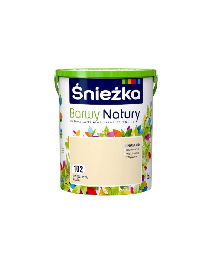 ŚNIEŻKA B.NATURY 5L - Farba w kolorze piaszczystej plaży ŚNIEŻKA B.NATURY 5L - Farba w kolorze piaszczystej plaży