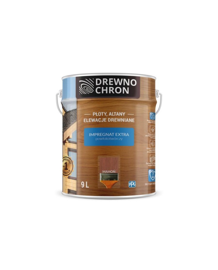 Drewnochron Mahoń 9L - Ochrona i Estetyka Drewna