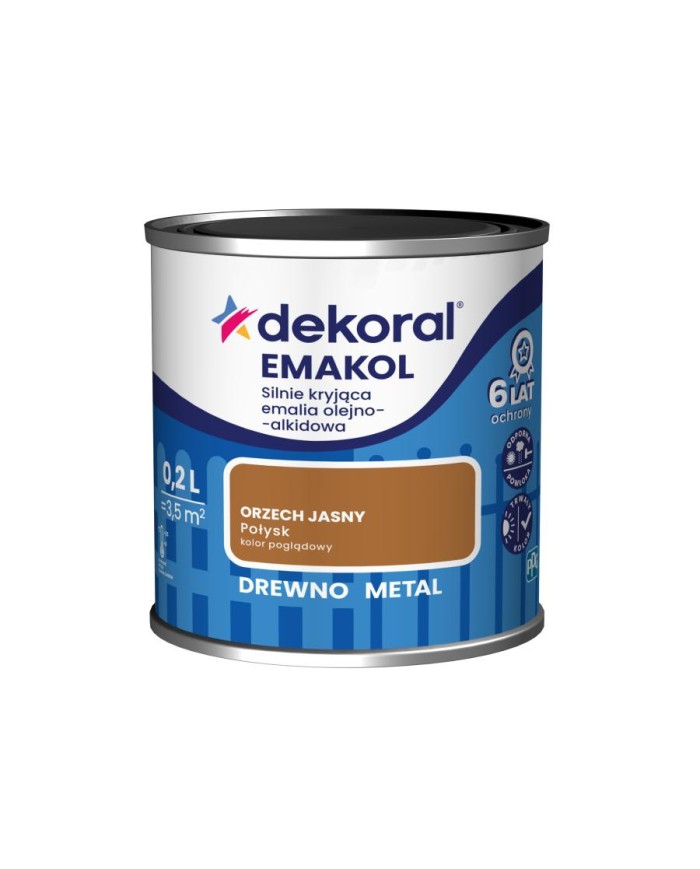 Emakol Orzech Jasny 0,2L - Naturalny smak orzechów w płynie Emakol Orzech Jasny 0,2L - Naturalny smak orzechów w płynie