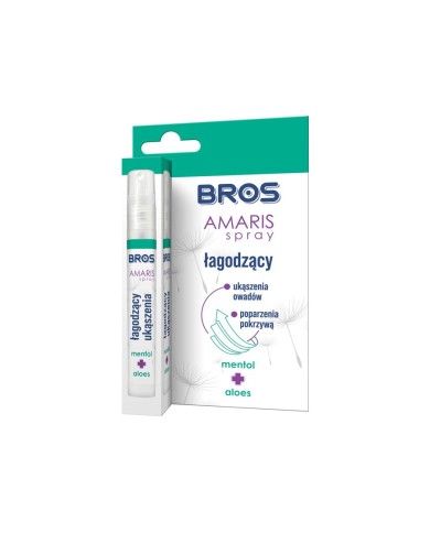 BROS Spray łagodzący ukąszenia 9ml - Szybka ulga i ochrona BROS Spray łagodzący ukąszenia 9ml - Szybka ulga i ochrona