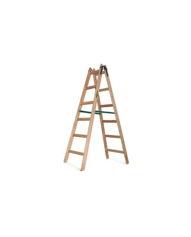 Drabina drewniana 182 cm 2x6 DRABEST - Wytrzymałość i styl Drabina drewniana 182 cm 2x6 DRABEST - Wytrzymałość i styl