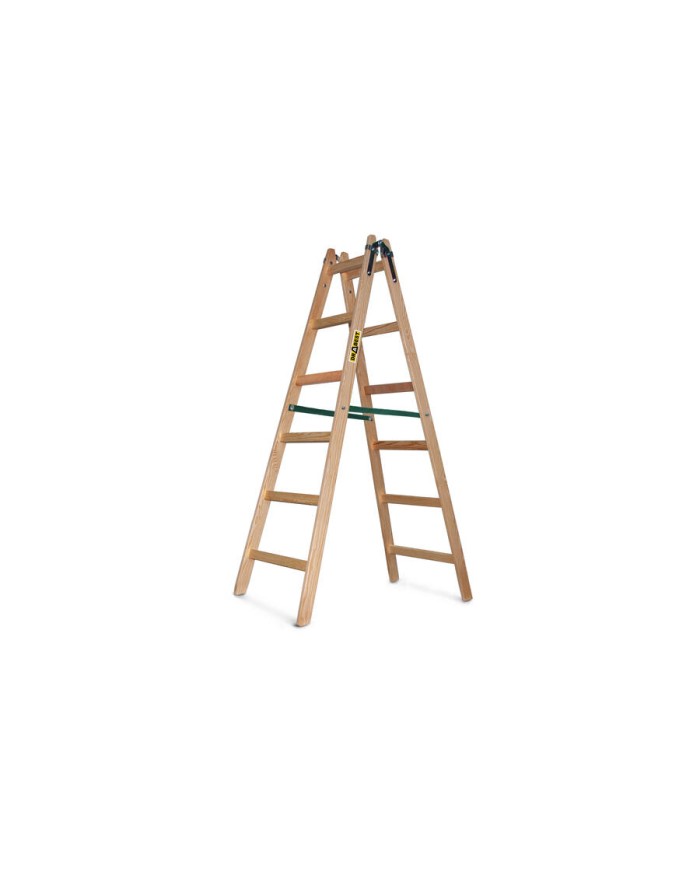 Drabina drewniana 182 cm 2x6 DRABEST - Wytrzymałość i styl Drabina drewniana 182 cm 2x6 DRABEST - Wytrzymałość i styl