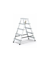 Drabina aluminiowa dwustronna 2x5 - Wysoka jakość i bezpieczeństwo