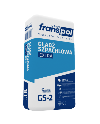 Frans-pol Gładź szpachlowa Extra GS-2 10kg - Wysoka jakość! Frans-pol Gładź szpachlowa Extra GS-2 10kg - Wysoka jakość!