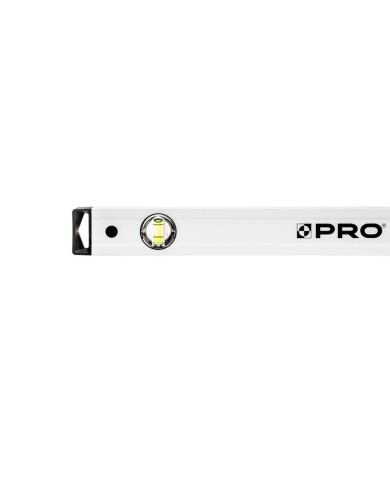 Poziomica PRO600 biała 80cm - Libella 2% | Precyzyjne pomiary Poziomica PRO600 biała 80cm - Libella 2% | Precyzyjne pomiary