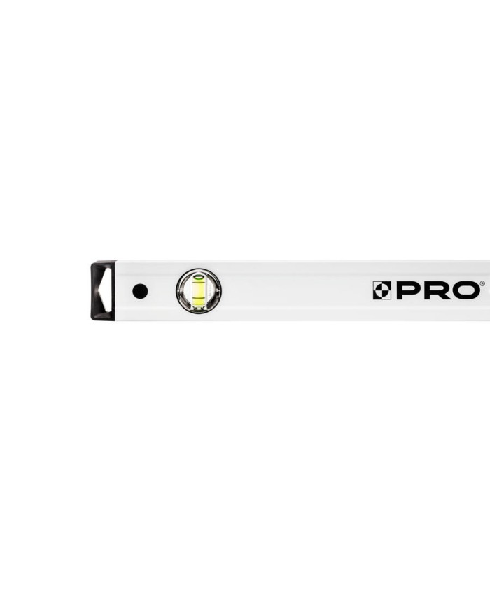 Poziomica PRO600 biała 80cm - Libella 2% | Precyzyjne pomiary Poziomica PRO600 biała 80cm - Libella 2% | Precyzyjne pomiary