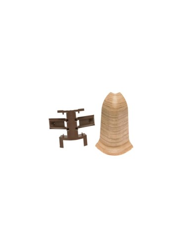 Narożnik zewnętrzny do listwy przypodłogowej 22x59mm - Wysoka jakość Narożnik zewnętrzny do listwy przypodłogowej 22x59mm - Wysoka jakość