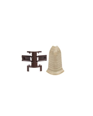 Narożnik zewnętrzny do listwy przypodłogowej 22x59mm - Wysoka jakość Narożnik zewnętrzny do listwy przypodłogowej 22x59mm - Wysoka jakość