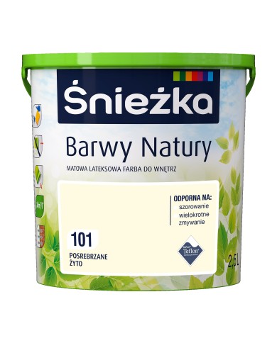 Barwy Natury T - Posrebrzane Żyto 101, Pojemność 2,5L Barwy Natury T - Posrebrzane Żyto 101, Pojemność 2,5L
