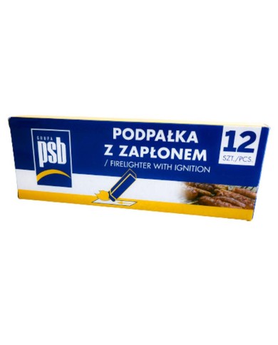 Podpałka do Grilla 12 szt. - Szybki i łatwy zapłon! Podpałka do Grilla 12 szt. - Szybki i łatwy zapłon!