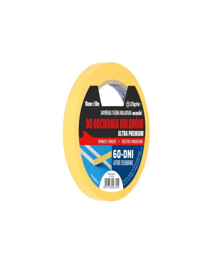 Taśma WASHI 10mm x 50m - Kolorowe dekoracje i DIY