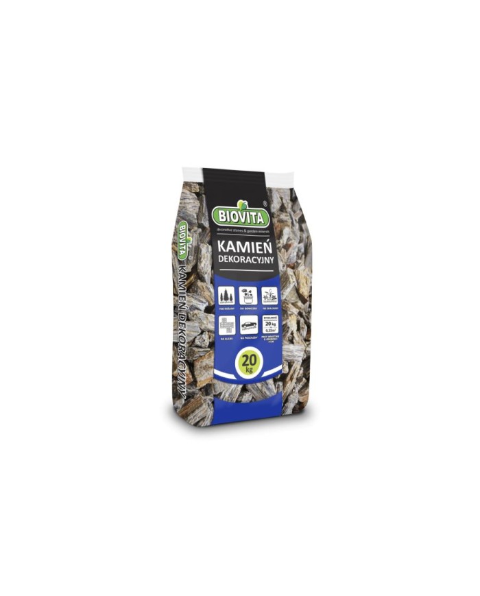Kora kamienna Biovita 31-63mm 20kg - Naturalna dekoracja ogrodu Kora kamienna Biovita 31-63mm 20kg - Naturalna dekoracja ogrodu